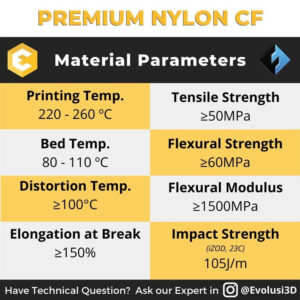 PA CF 1Kg Nylon Carbon Fiber